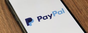 PayPal app displaying PYUSD stablecoin logo for digital payments.