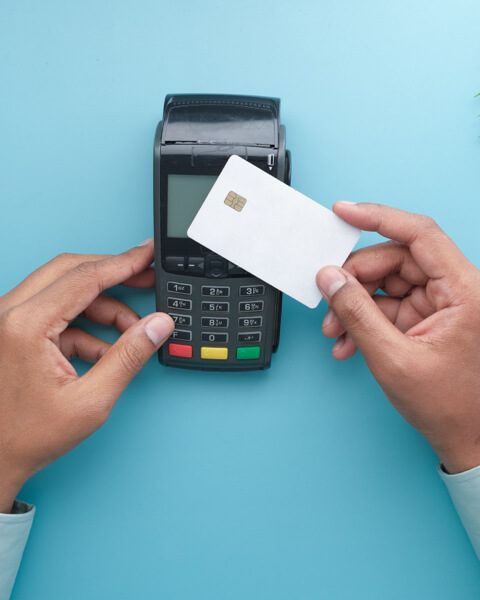 Digital payment terminal for bank credit collection processes.