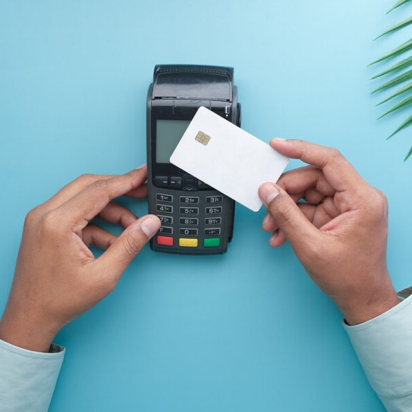 Digital payment terminal for bank credit collection processes.