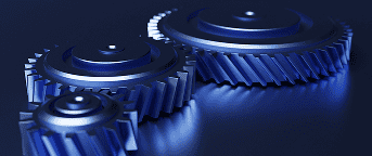High-precision gear system for industrial automation.